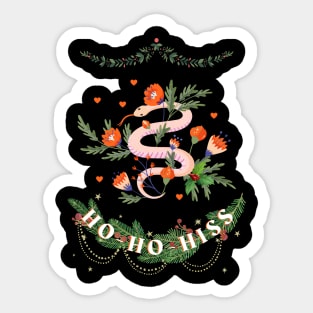 Ho-Ho-Hiss Sticker